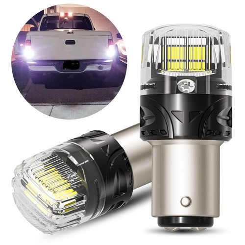 1157 16SMD LED Tail Brake Stop Backup Reverse Turn Signal Light Tail Bulbs White - Imagen 14 de 15
