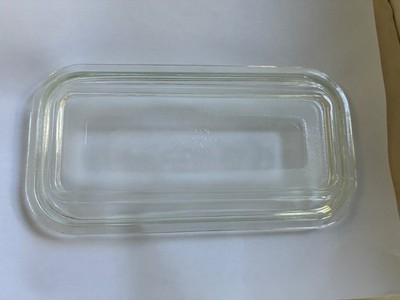 Vintage Fire King Oven Ware Refrigerator Dish Glass Replacement Lid ONLY