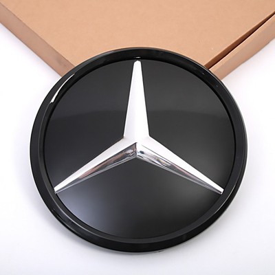 Front Grille Star Emblem Chrome Mirror Fit For Mercedes Benz W204 GLK350 C300