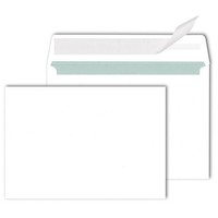 Mailmedia BriefumschläGe Din C6 Ohne Fenster Weiß Haftklebend 500 St.