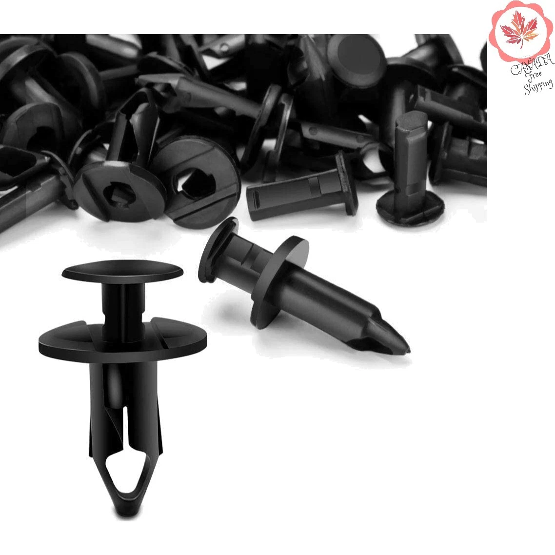 100 Nylon Push Rivets Secure Car Clips for Can Am UTV Honda ATV