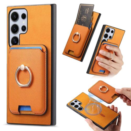 Handy Hülle für Samsung Galaxy S24 S23 S22 S21 S20 A55 Ultra Leder Schutz Case - Bild 78 von 101