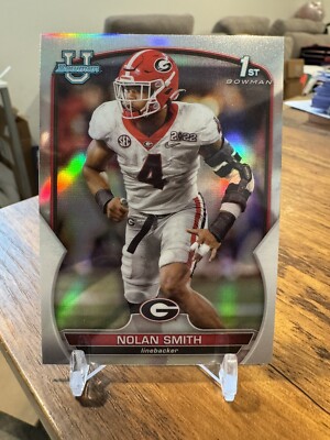 2022 Bowman U. Chrome NOLAN SMITH *1st Bowman Prospect RC Refractor   