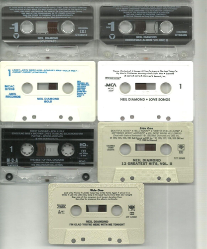 9) Neil Diamond cassette's (Cassette lot) VG-EX CONDITION... - Picture 3 of 7