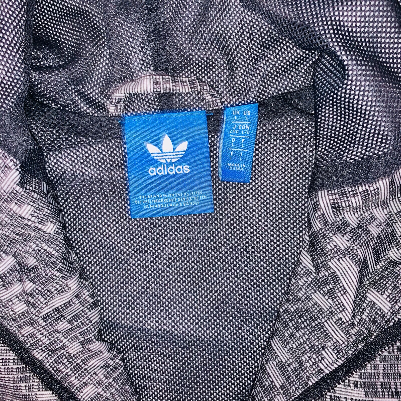 Adidas Originals Vintage Super Rare Chile Windbreaker Glanz Large image 10