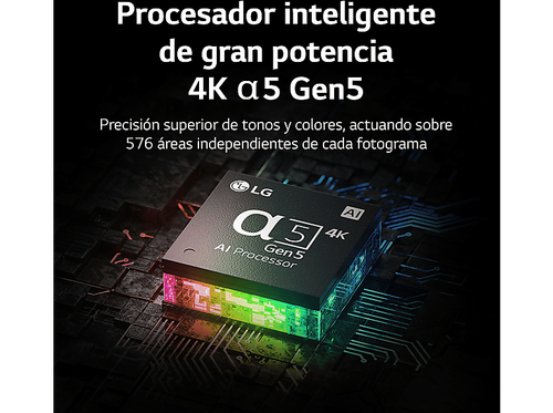 TV LED 43" - LG 43NANO756QC, UHD 4K, Procesador de Gran Potencia 4K α5 Ge - Imagen 11 de 12