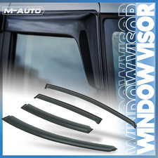 Smoke Window Visor Shade Tape-on Vent Wind Rain Deflector For 11-14 Chevy Cruze