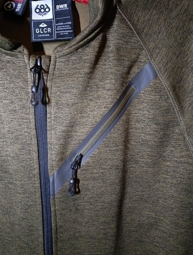 Suéter 686 GLCR Project Rogue Tecnología Cremallera Polar Hombres Talla M Verde Cremallera Completa Como Nuevo 👌 - Imagen 4 de 12