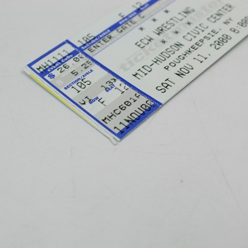 ECW Ticket Stub Scott Hall RARE Appearance 2000 WWE Razor Ramon WWF WCW History - Picture 10 of 10