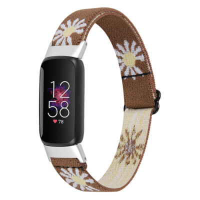 For Fitbit Luxe Strap Replacement Band Bohemia Woven Nylon Sports Elastic Band