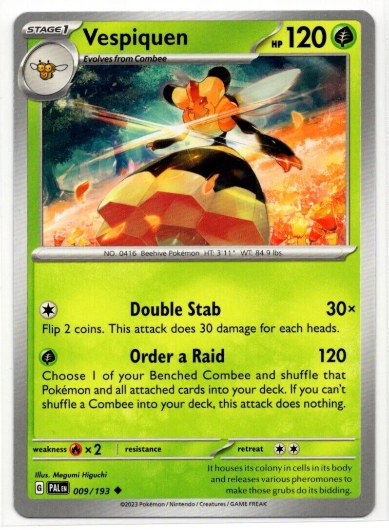 Pokemon - Paldea Evolved - 009/193 - Vespiqueen  - NM/M