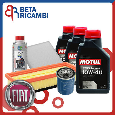 KIT TAGLIANDO FILTRI 4 LITRI OLIO SELENIA FIAT 500L 1.6 Multijet Diesel - Foto 6