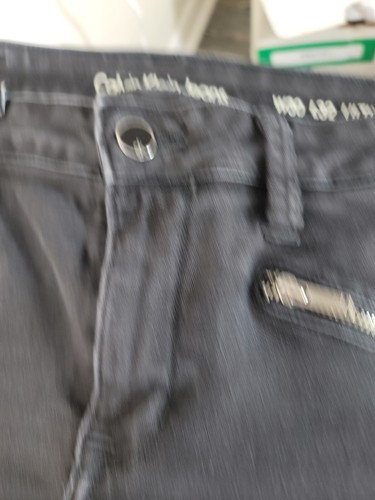 Calvin Klien Jeans Unisex Black W30 L32 Ultimate Skinny Zipper Pocket Classics - Bild 8 von 15