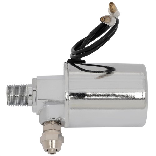 Electroválvula plateada 200 PSI para compresor de tanque de aire de bocina de tren tubo de aire de 1/4" - Imagen 2 de 12