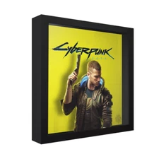 Cyberpunk 2077 (Male V) - 3D Shadow Box Frame (9" x 9")  Gaming Art