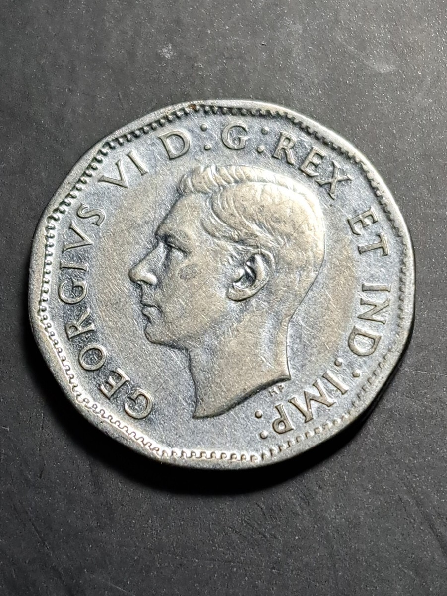 1945 CANADA 5 CENTS VICTORY NICKEL KING GEORGE VI (PB98) | eBay