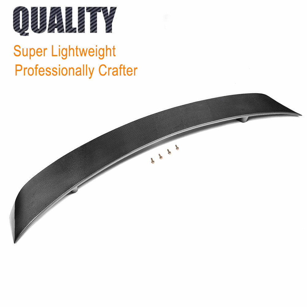 Fit For Audi R8 GT V8 V10 2008-2015 Rear Trunk Spoiler Boot Wing Lip Real Carbon