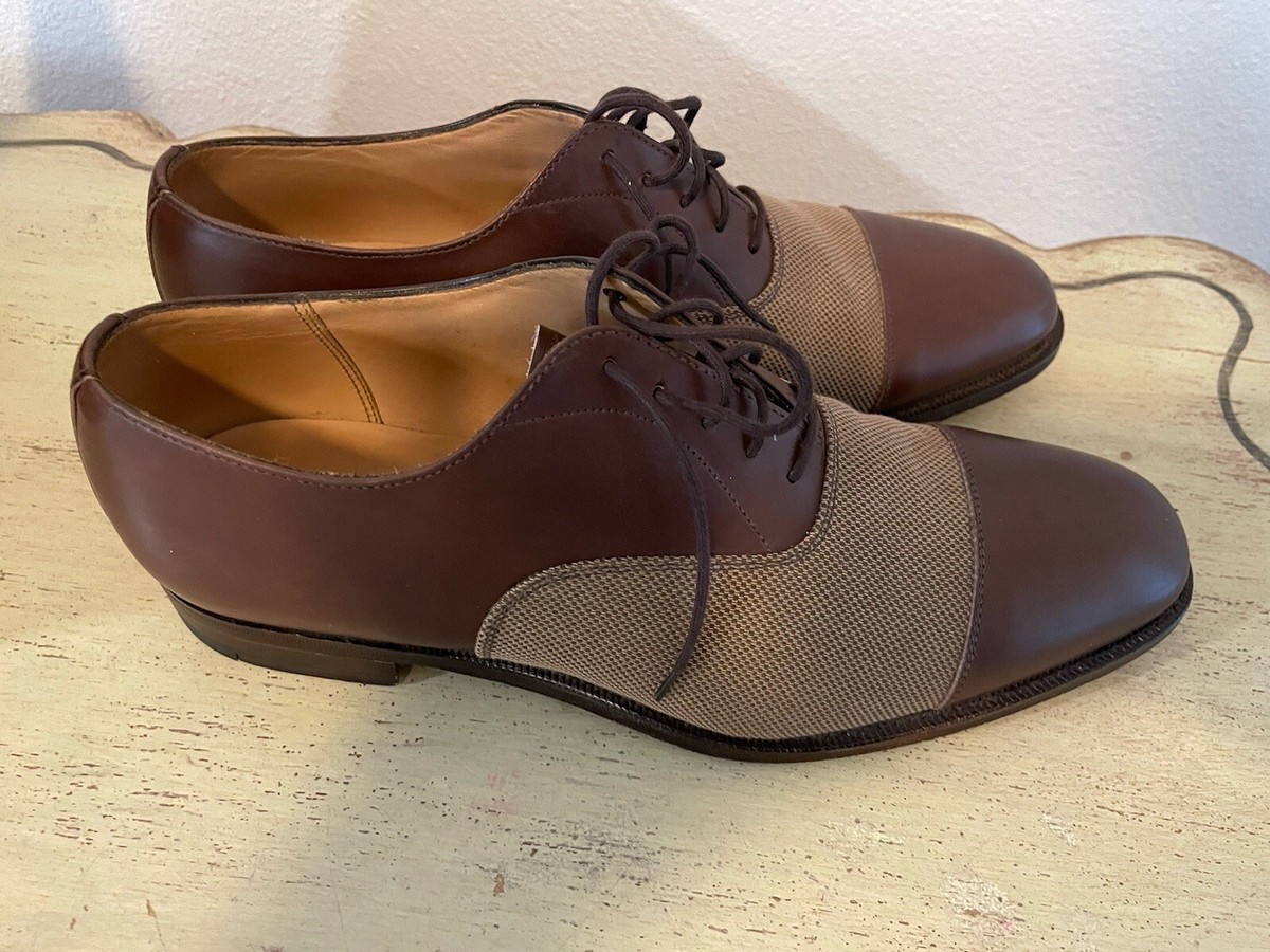 PEAL & Co. x BROOKS BROTHERS Made in England Textured Cap Toe