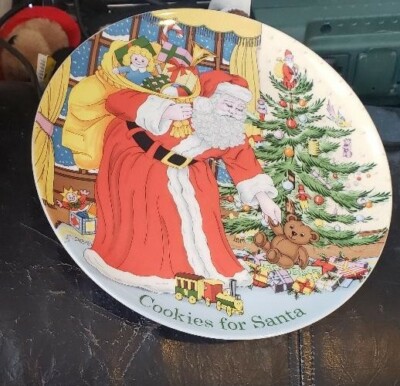Spode Holiday Cookies For Santa Christmas Tree Plate 53324