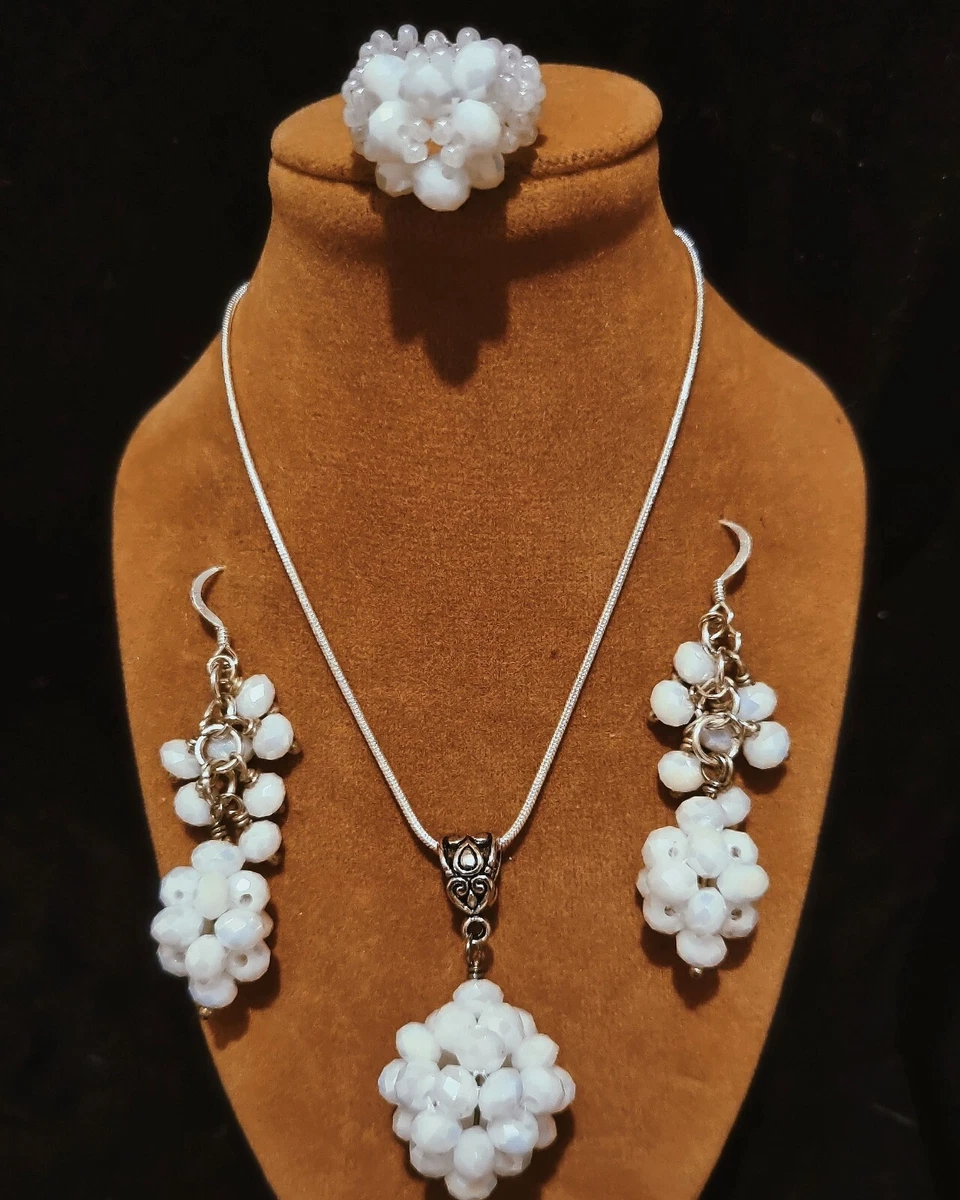Beaded ball necklace sale