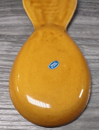 Vintage Mid-Century Ceramic Owl Wall Mount Spoon Rest ~ Souvenir Plymouth, Mass. - 第 7/8 張圖片
