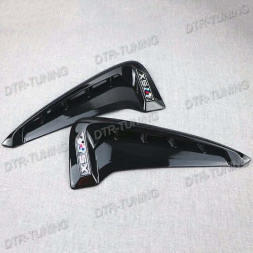 X5 M Side Fender Vents Sport Tuning Grille Trim For BMW F15 F85 X5 X5M 2014-2018 - Foto 8 di 12