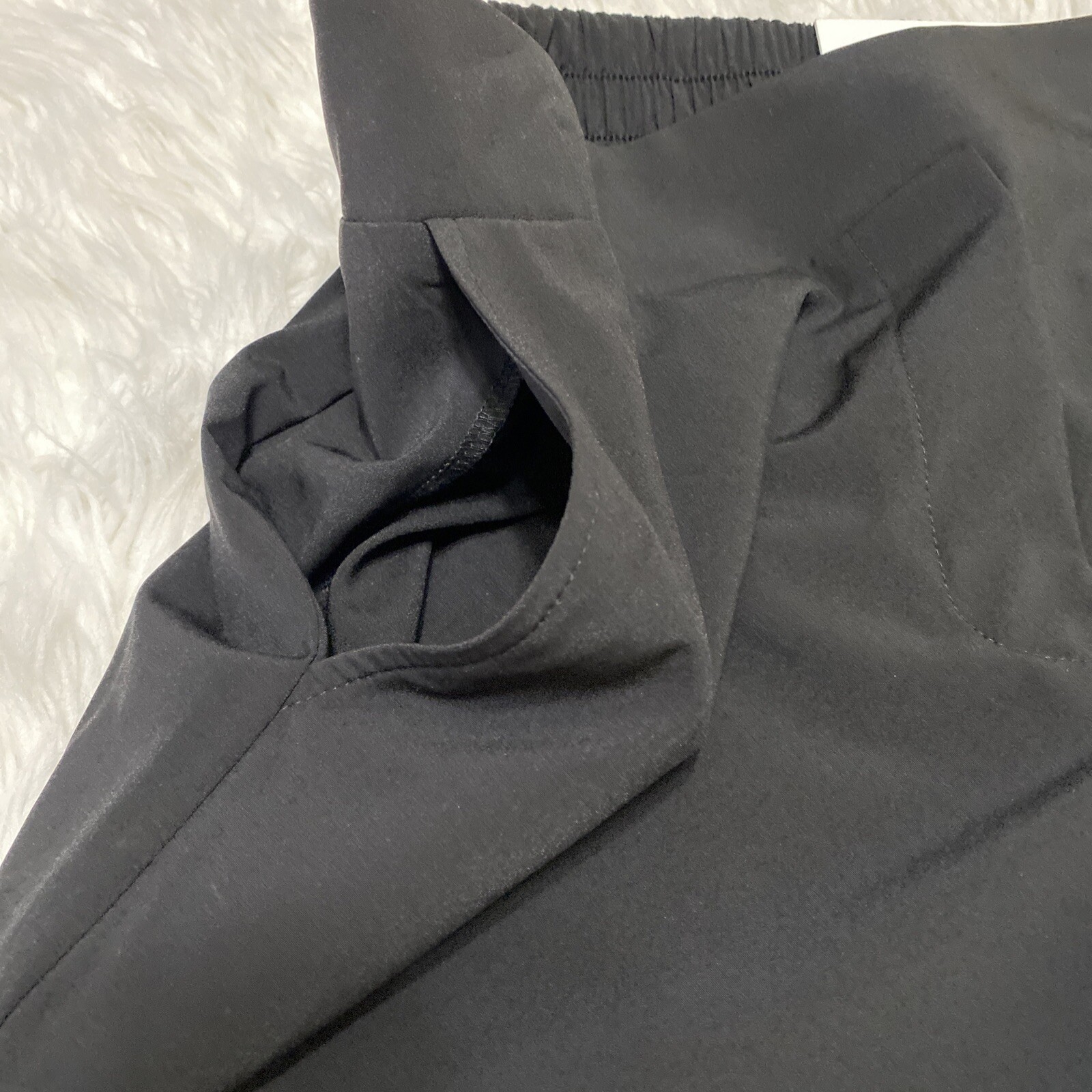 Calvin Klein Women's Black Crepe Straight Leg Trouser Pants Size Medium NWT image 8
