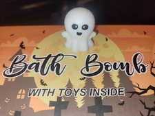 6 Pcs Bath Bomb Gift Set Toys Inside Halloween Variety Multicolor New Sealed