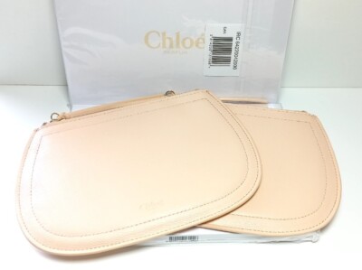 2x Chloe Chloé Pochette Large Pouch Make Up 2 Taschen Neu & Ovp 