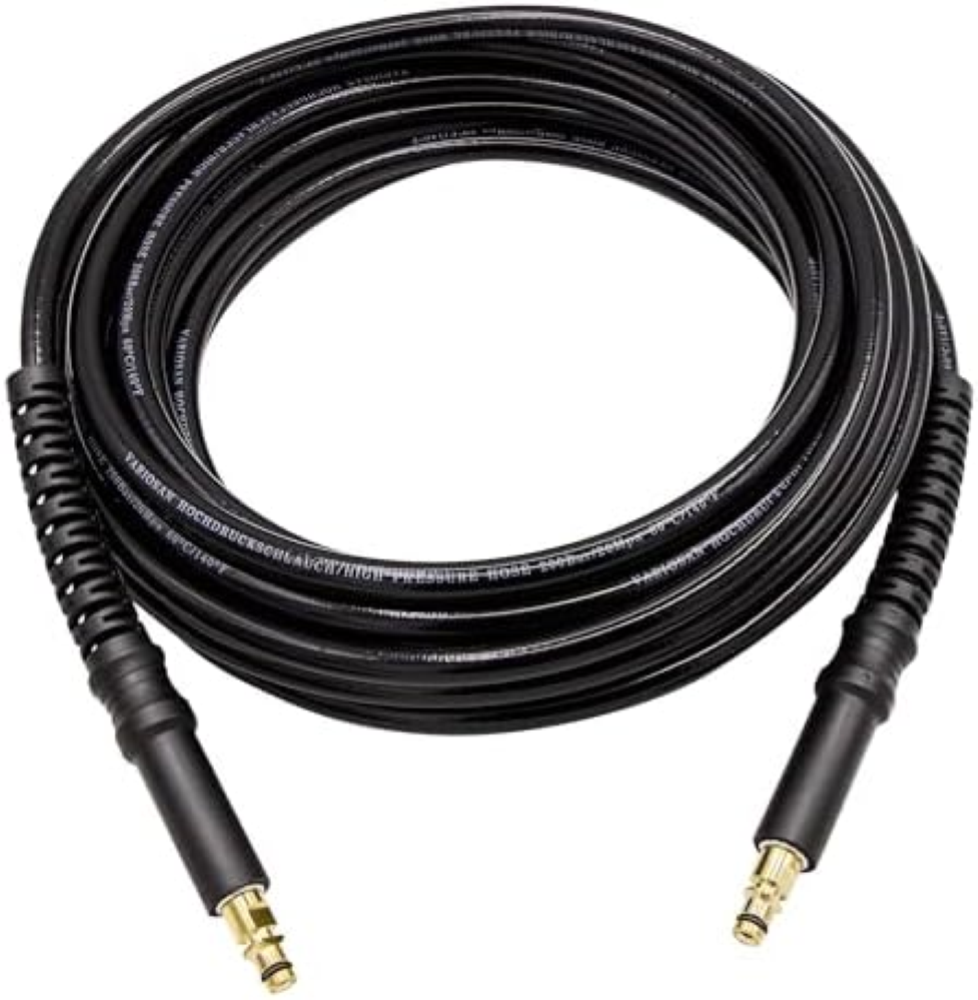 Tubo ad alta pressione per idropulitrice 16621, 9 m, Quick Connect, nero, 200 ba