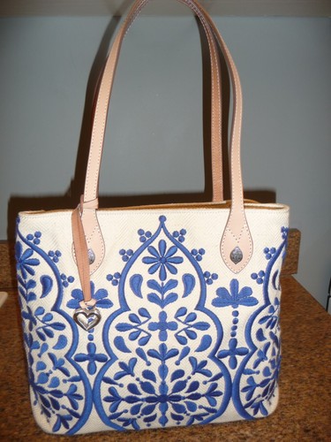 New Brighton Mattie Embroidered Tote Bag - Casablanca Collection