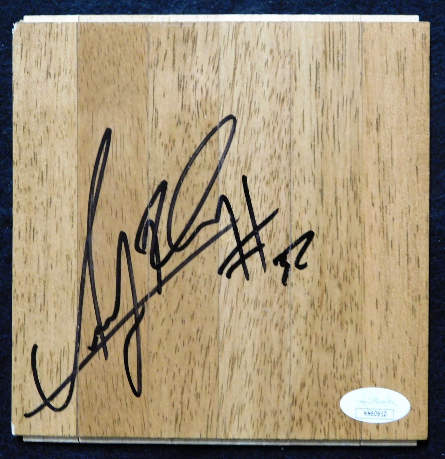 Andray Blatche Autographed Signed Brooklyn Nets 6x6 Floorboard JSA Authenticated 