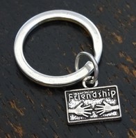Friendship Keychain, Friendship Charm, Friendship Pendant, Friendship Jewelry Friendship Keychain, Friendship Charm, Friendship Pendant, Friendship Jewelry