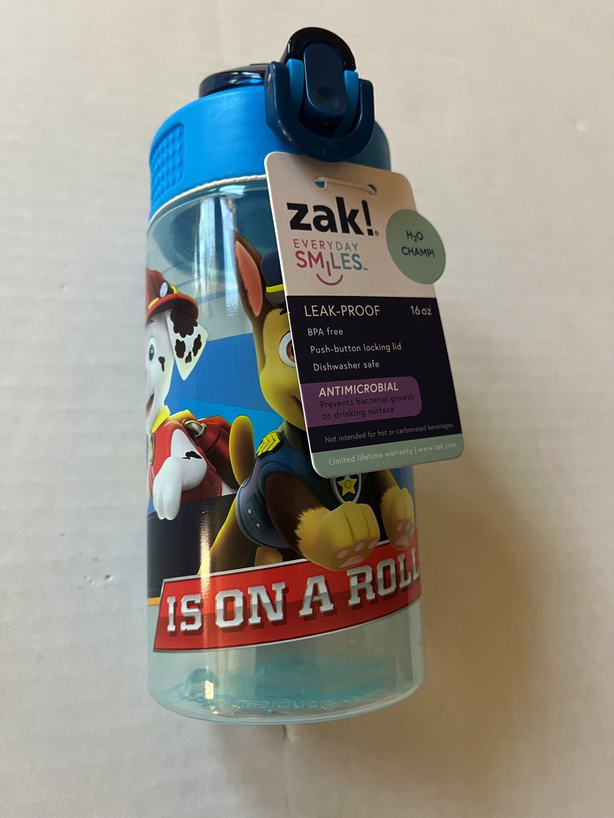 Zak Paw Patrol 16 oz Straw Sippy Cup Water Bottle PWPT-T126 BPA Free