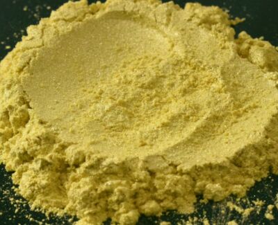 Flash Yellow Mica Pearl Pigment Mica Paint Resin Casting Airbrush Art Epoxy
