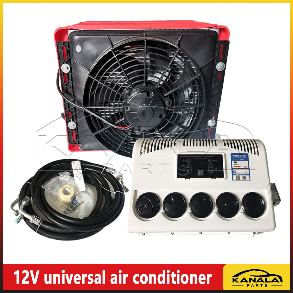 12V Truck Split AC 10000 BTU for Semi Bus RV Caravan Cooling-image