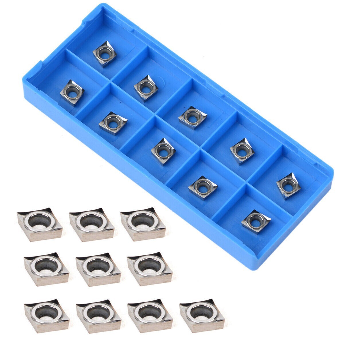 CCGT060204-AK N01 hardmetalen wisselplaten, 10 stuks, voor