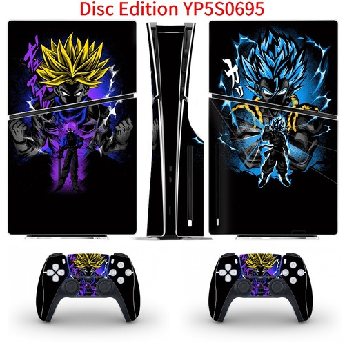 For PS5 Slim Dragon Ball Theme Console Controller Vinyl Skin Sticker UK - Picture 17 of 31