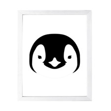 Designs ByLITA Penguin Outlined version, Wall Print Animals Art