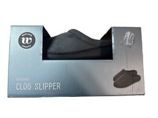 Wayland Square Memory Foam Slippers Ultra-Soft Unisex Gray S Size NEW In Box 