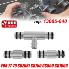 Carburetor Fuel Tee/Rail Combo Kit 13685-040 For 77-79 Suzuki GS750 GS850 GS1000
