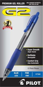 Pilot g2-3 Ultra Fine pt Black 2-pk 31271 (072838311719)