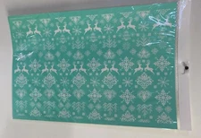 NEW “Nordic Patterns” Chalk Couture Chalk Transfer Stencil Size C RETIRED HTF