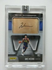 2020-21 Panini Instant NBA Metal Autographs James Wiseman Rookie RC Auto SSP 4/5