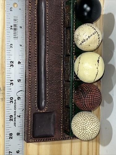 Golf Gifts & Gallery The History Of The Golf Ball Paperweight Display 8” Long - Picture 7 of 7
