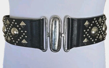Bebe y2k silver tone Studded 2.5 inches Wide ...