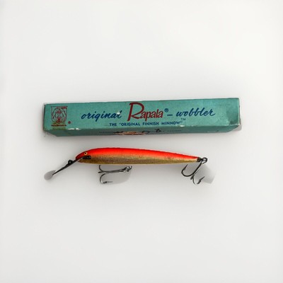 Lot De 2 Leurres Vintage Rapala Wobbler - The Original Finnish Minnow - 9S & 11S, Finlande
