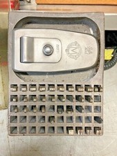 Matthews 1/16” Metal Stamp Set (partial) w/ Safe Hed Champion Holder EE