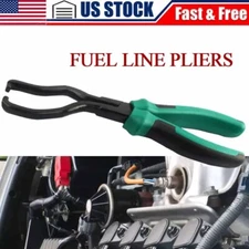 Fuel Line Petrol Clip Pipe Hose Connector Quick Release Removal Pliers  Green