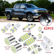 42pcs White Led Interior Light Bulbs Package Kit For Chevy Silverado 1500 2500 42pcs White Led Interior Light Bulbs Package Kit For Chevy Silverado 1500 2500